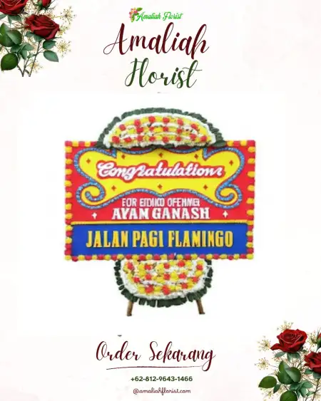 Sewa Papan Bunga Gedung Tataan